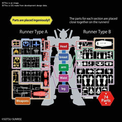 Bandai Spirits RX-78-2 Gundam 1/144 Scale Entry Grade Figure Model Kit