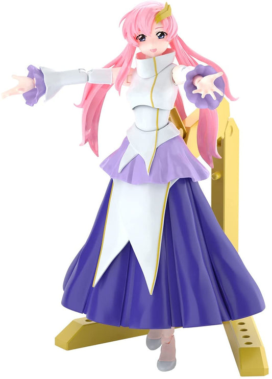 From Mobile Suit Gundam SEED comes a Figure-rise Standard model kit of Lacus Clyne. Standing about 6 inches tall when complete, Fumina is dressed in her iconic outfit from the show and includes an optional jacket.