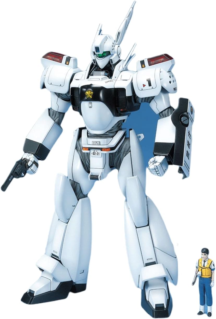 Bandai MG 1/35 Patlabor AV-98 Ingram 1 Model Kit

Bring the iconic police Labor of Mobile Police Patlabor to your collection with Bandai’s Master Grade 1/35 AV-98 Ingram 1 model kit! Featuring the distinctive white-and-black armor and Metropolitan Police styling of Ingram Unit 1, this classic MG kit makes an impressive display piece for Patlabor and mecha fans alike.

The 1/35 scale kit features an articulated build with a detailed cockpit and opening chest armor. It also includes the Ingram’s signature Rev