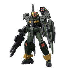 The Gundam 00 Command Qan[T]  joins the 1/144 scale High Grade model kit series! Once complete you can pose this figure easily for endless, action-packed scenes! A great addition to any Gundam Breaker Battlogue collection.

Box Contents:
Pieces to build 
Gundam 00 Command Qan[T]
Command sword
Arms shield
2 Combat knives
Heavy machine gun
Missile launcher
Hand parts
Foil seal 
Instructions