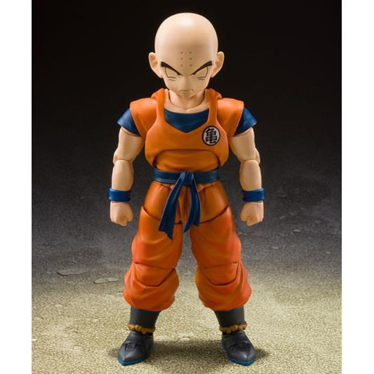 Bandai Spirits Dragon Ball Z S.H.Figuarts Krillin (Earth's Strongest Man) Action Figure | Galactic Toys & Collectibles