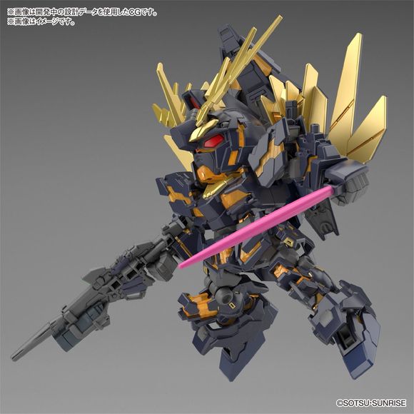Bandai Hobby Cross Silhouette Unicorn Gundam 02 Banshee Destroy Mode and Banshee Norn Parts Set SD Model Kit | Galactic Toys & Collectibles