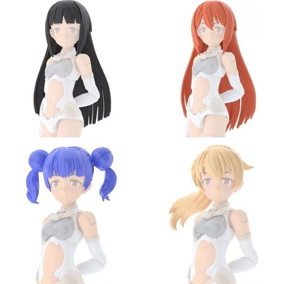 Bandai 30 Minute Sisters 30MS Hair Style Parts Vol. 3 Set of 4 Types Model Kit | Galactic Toys & Collectibles