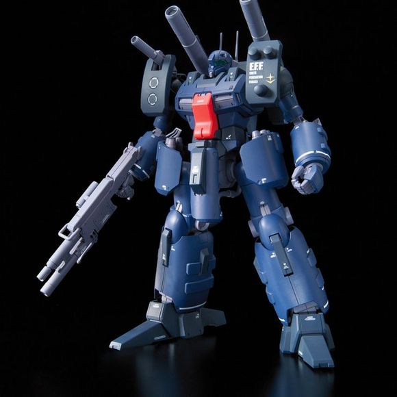 The new addition to the RE 1/100 line is here! He includes a newly-molded beam rifle, beam gun, shoulder-mounted cannons, and 170mm cannon (which can be equipped on other 1/100 Unicorn kits).