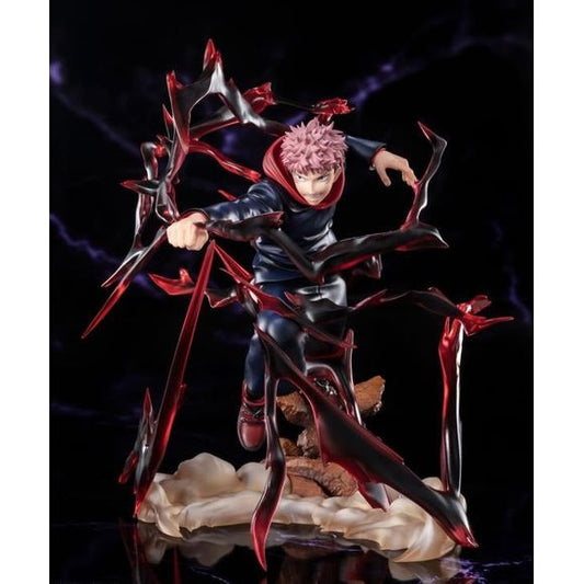 Yuji Itadori, from "Jujutsu Kaisen," joins FiguartsZERO! This fixed-pose figure captures the moment he releases his devastating Black Flash attack, using translucent parts to accentuate the drama!