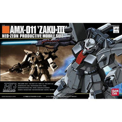 Bandai HGUC 014 GUNDAM AMX-011 ZAKU III PRODUCTIVE MODILE SUIT 1/144 Scale Kit.