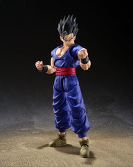 PRE-ORDER: Expected to ship in February 2027.

Son Gohan as seen in "DRAGON BALL SUPER : SUPER HERO" rejoins S.H.Figuarts! Gohan features an all-new sculpt, plus the same new joint technology pioneered on the S.H.Figuarts Super Saiyan 4 Son Goku and Krillin: Earth's Strongest Man figures. 5.5 inches (14cm).

Includes:
Gohan figure
2 Interchangeable expression parts
3 Pairs of interchangeable hands