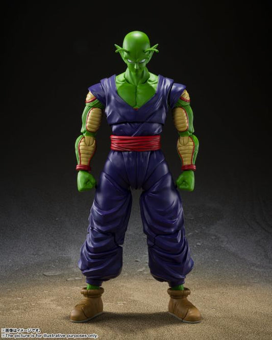 Piccolo from Dragon Ball Super: Super Hero is now released from the S.H.Figuarts brand! This detailed figure is highly articulated and features several interchangeable parts for a wide variety of poses. Coems with Piccolo figure, 2 Head sculpts, 3 Right hands and 2 Left hands.