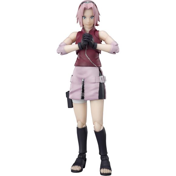 From the Naruto: Shippuden anime, Sakura Haruno joins the S.H.Figuarts line! Standing over 5 inches tall, Sakura is highly articulated and includes several hand options.