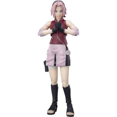 From the Naruto: Shippuden anime, Sakura Haruno joins the S.H.Figuarts line! Standing over 5 inches tall, Sakura is highly articulated and includes several hand options.