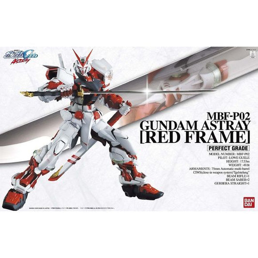Bandai Hobby Gundam Seed Astray Red Frame Perfect Grade PG 1/60 Model Kit | Galactic Toys & Collectibles