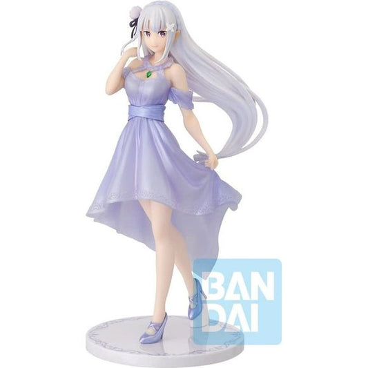Bandai Re:Zero Starting Life in Another World Ichibansho Dreaming Future Story Emilia Figure | Galactic Toys & Collectibles