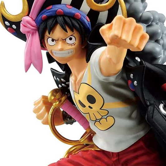 Bandai Spirits Ichibansho is proud to announce their newest release Monkey D. Luffy (Film Red)! This figure is expertly crafted and meticulously sculpted to look like Monkey D. Luffy from One Piece. Standing at approximately 5 inches tall, be sure to collect this and enhance your display with other incredible Ichibansho figures (sold separately)!