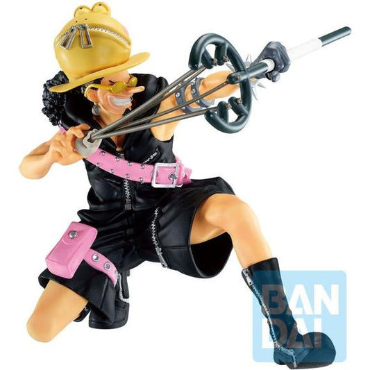 Bandai Spirits Ichibansho is proud to announce their newest release Usopp (Film Red)! This figure is expertly crafted and meticulously sculpted to look like Usopp from One Piece. Standing at approximately 4 inches tall, be sure to collect this and enhance your display with other incredible Ichibansho figures (sold separately)!