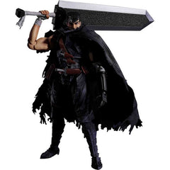 Guts, the hero and main character of the world-famous dark fantasy "Berserk," returns to the "S.H.Figuarts" action-figure lineup from Bandai! Wearing the Berserker Armor, Guts comes with interchangeable facial expressions and lots of armament options to reproduce your favorite scenes from the manga -- including his trademark huge sword!