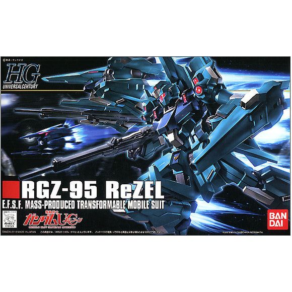 Bandai HGUC Gundam RGZ-95 ReZEL HG 1/144 Scale Model Kit | Galactic Toys & Collectibles