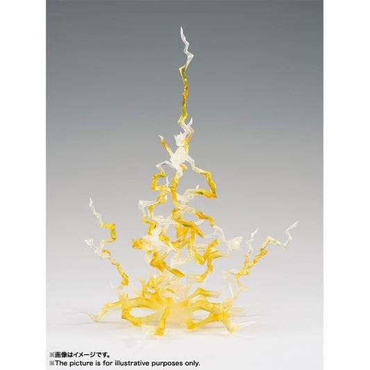 The popular Tamashii Effect Series brings you a materialization of a roaring thunder with its new Tamashii Effect Thunder! The lightning is made up of  6 parts that can be paired together with your figures to make various different scenes.