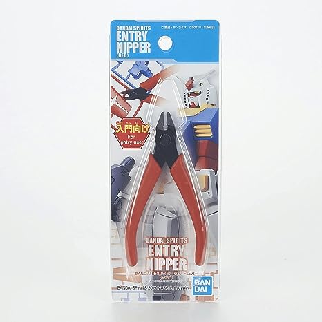 Bandai Hobby Spirits Entry Side Cutter Sprue Nipper for Plastic Models - Red | Galactic Toys & Collectibles