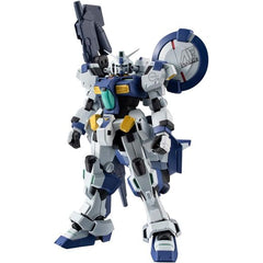 As seen in "Mobile Suit Gundam 0083: Phantom Bullets," the prequel to "Mobile Suit Gundam 0083," the Gundam Prototype 0 Blossom joins the "Robot Damashii Ver. A.N.I.M.E." action-figure lineup from Bandai! This figure accurately reproduces the Blossom's distinctive proportions, and has a wide range of motion and lots of equipment. It's equipped with a long-range beam rifle, a beam gun that doubles as a beam saber, and a radome (MPIWS). Its various equipment can be removed if you prefer. The long-range beam r