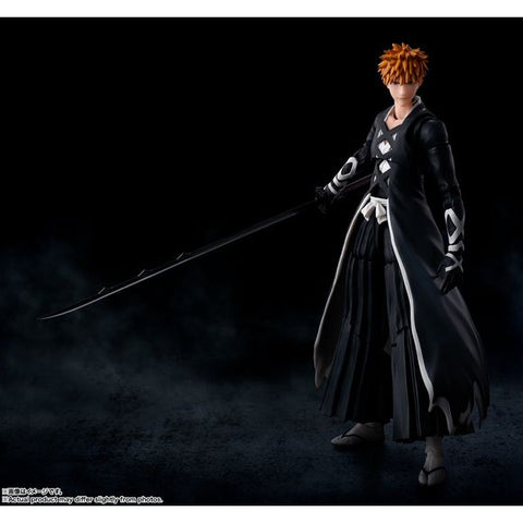(PRE-ORDER: September 2023) Bandai S.H.Figuarts Bleach: Thousand-Year Blood War Ichigo Kurosaki Bankai Mode Action Figure | Galactic Toys & Collectibles