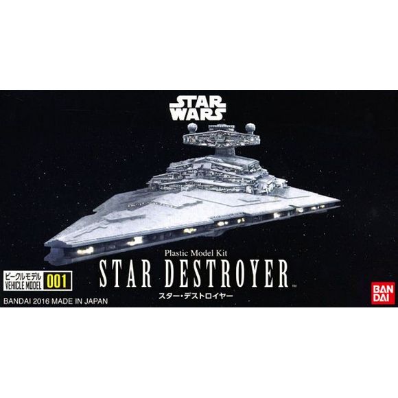 Bandai Star Wars Star Destroyer 001 Vehicle Model Kit | Galactic Toys & Collectibles