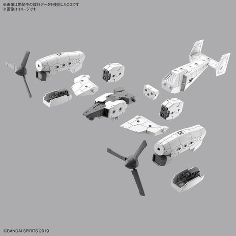 (PRE-ORDER: September 2023) Bandai Hobby 30MM Extended Armament Vehicle (Tilt Rotor Ver.) 1/144 Scale Model Kit | Galactic Toys & Collectibles