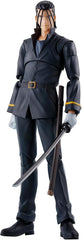 Hajime Saito from the TV anime "Rurouni Kenshin: Meiji Swordsman Romantic Story-" appears in the action figure series S.H.Figuarts!

The figure has been sculpted under the supervision of the original author, Nobuhiro Watsuki! A wide variety of poses can be reproduced by combining the included replacement parts. The figure can be displayed in combination with "S.H.Figuarts Kenshin Himura" (sold separately) to expand your view of the world!