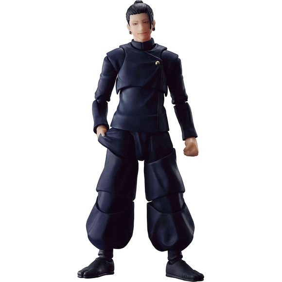 Suguru Geto, as seen in the second season of the TV anime "Jujutsu Kaisen," returns to Bandai's "S.H.Figuarts" action-figure lineup, as he was in his own high-school days! He's incredibly posable for maximum action, and comes with multiple interchangeable hands, and interchangeable faces.