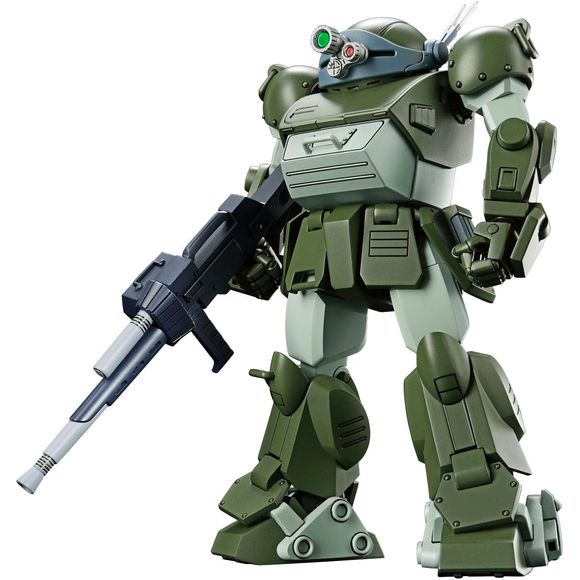 From "Armored Trooper Votoms", which celebrated its 40th anniversary since the start of the TV anime broadcast, the long-awaited HG version of Scope Dog is equipped with a wide range of movable gimmicks!

FEATURES:
-  "Roller dash" can be reproduced by the range of motion of the main body and the joint mechanism of various parts of the legs.
- Turret lens can slide left and right and rotate. Combined with the movable head, it produces a variety of expressions. The lens color uses a 3D metallic seal.
- The s
