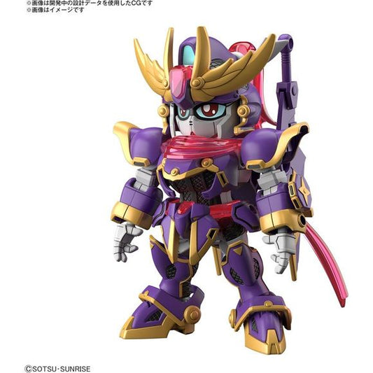 From the "Gundam Build Series" 10th anniversary video "Gundam Build Metaverse" scheduled for delivery in November 2023, the Kunoichi motif gunpla "F9 No 1 Kai" appears in the SD Gundam Cross Silhouette!

FEATURES:
- Two types of frames, CS and SD, are included! The frame is selectable and you can enjoy the proportions you like.
- "Maximum output mode" and "Light mode" can be reproduced by rearranging parts.
- Expandable effects and weapon parts are included. You can enjoy changing weapons unique to Kunoichi