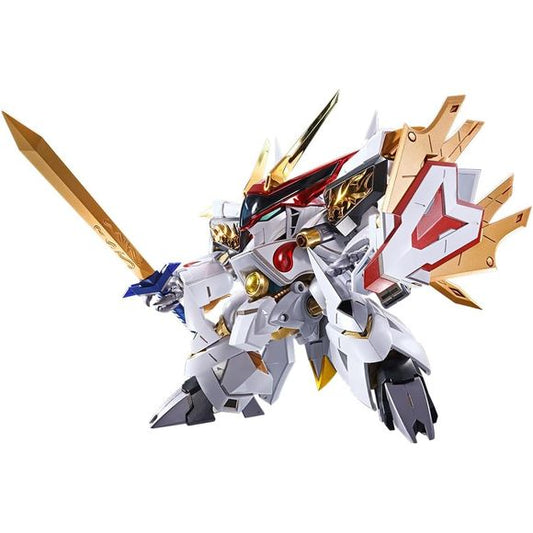 Change! Ho-Oh! And, ... change! Super Fo-Oh!
Ryuoomaru, equipped with an incredible two-stage transformation gimmick, is now available in the METAL BUILD DRAGON SCALE.
In addition to the concept of "movable exterior" and "internal structure that houses the soul", this product has a two-stage transformation mechanism that allows it to be transformed into the "Super Fo-King" form.
With the careful texture of the material, using die-cast, clear parts, and coloring, and a mechanism that renewes the traditional