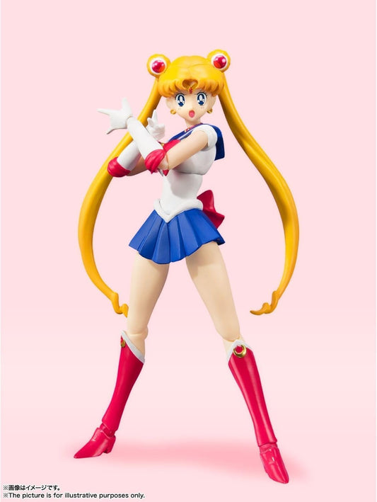 Bandai Sailor Moon S.H.Figuarts Sailor Moon Animation Color Edition Action Figure