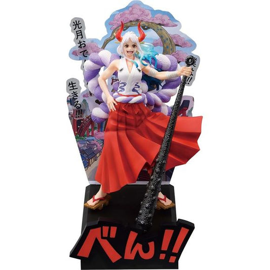 Yamato's wild mane bursts with the joy of victory in this Ichibansho figure! As the Ogre Princess, Yamato is the perfect example of a princess who doesn’t need saving. But what Yamato DOES need is a place in your anime figure collection. 

Size: Approx 7.9 inches tall
