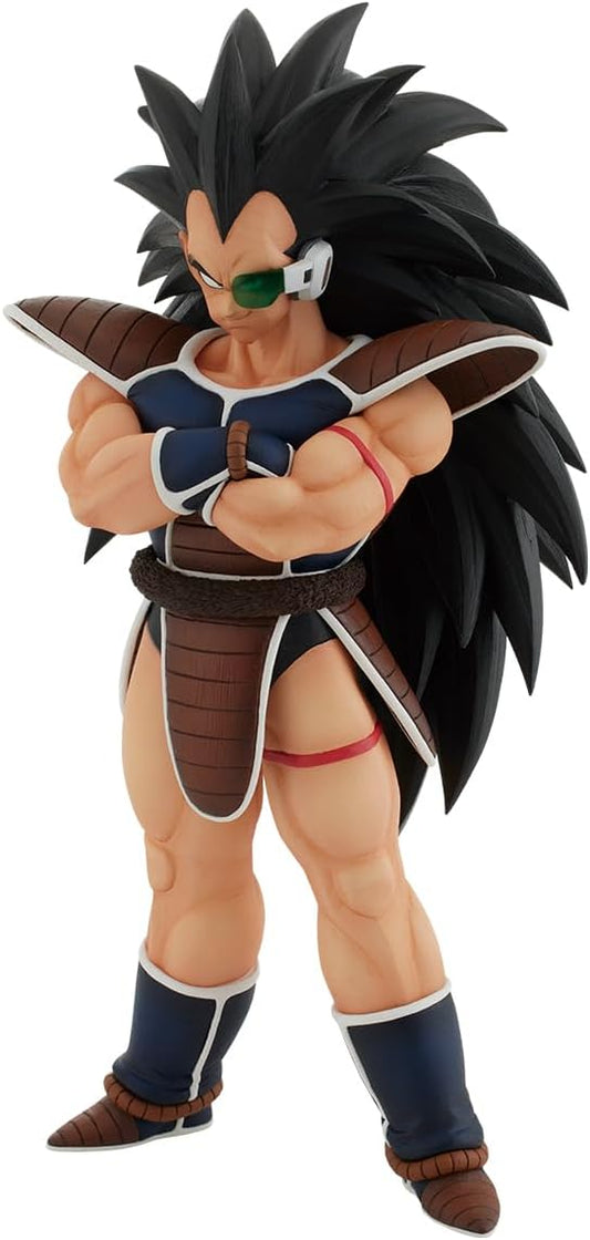 Standing at approximately 9.8" tall, Raditz is seen in his popular pose. Masterlise Figures are Ichibansho's premiere statue line featuring a larger size compared to other figures and high-quality detail. This line is truly a masterpiece for fans to collect! Be sure to collect this and enhance your display with other incredible Ichibansho figures!