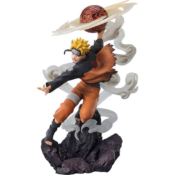 Naruto Uzumaki appears in the "EXTRA BATTLE" series! Floating clothes and billowing smoke create a sense of movement. It is designed to be enjoyed from anywhere in 360 degrees.