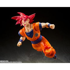 Bandai Dragon Ball Z S.H.Figuarts Super Saiyan Son Goku (Saiyan God Instilled with the Light of Righteous Hearts) Action Figure