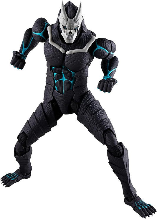 KAIJU No. 8, from the show of the same name, joins S.H.Figuarts!

Faithfully detailed and designed for dynamic posability, it lets you re-create your favorite scenes from the show.

[Set Contents]

Main Body
Three optional expressions
One pair of optional hands
Optional right arm
Optional right leg

[Figure Size]: Approx. 7.5 inches tall (19cm)