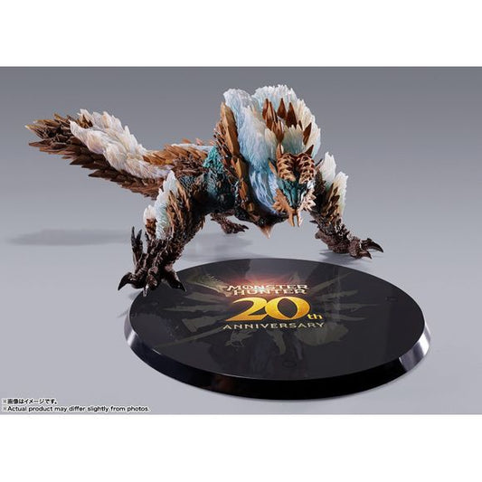 (PRE-ORDER: October 2024) Bandai Tamashii Nations Monster Hunter S.H.Monsterarts Zinogre -20th Anniversary Edition- Action Figure
