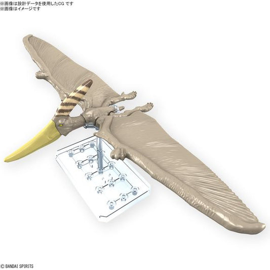PRE-ORDER: Expected to ship February 2024

The Pteranodon, the most iconic flying pterosaur, joins the "Plannosaurus" model-kit lineup from Bandai! This lineup encourages you to learn about dinosaurs by assembling them yourself from the skeleton out! Begin with the "skeletal build," assembling the creature's skeleton piece by piece; the "dinosaur build" then allows you to attach the outer skin parts to the skeleton. Nippers and glue are not required, so the kit is easy to assemble, too!

The Pteranodon's gi