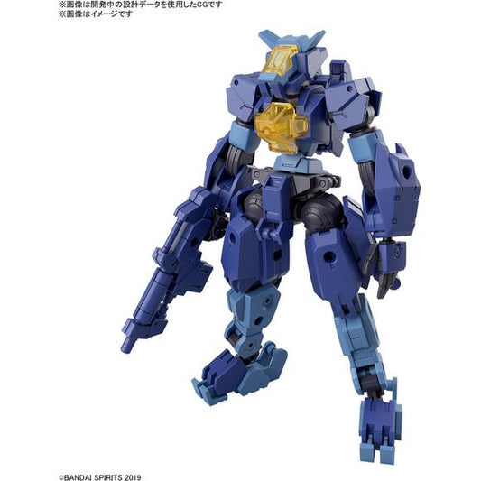Pre-order Expected to ship in March 2024

The Forestieri 03 now joins the "30Minutes Missions" (30MM) lineup from Bandai in blue -- the most popular choice in the "30MM Color Variation Grand Prix"! The concept of the "30MM" series is a "block assembly system" that means assembly is easy; it comes with chest armor and front skirt parts, and it uses 3mm-diameter joints -- a common joint structure throughout the series -- to enable endless customization. In addition to its weapons, various hand parts and its s