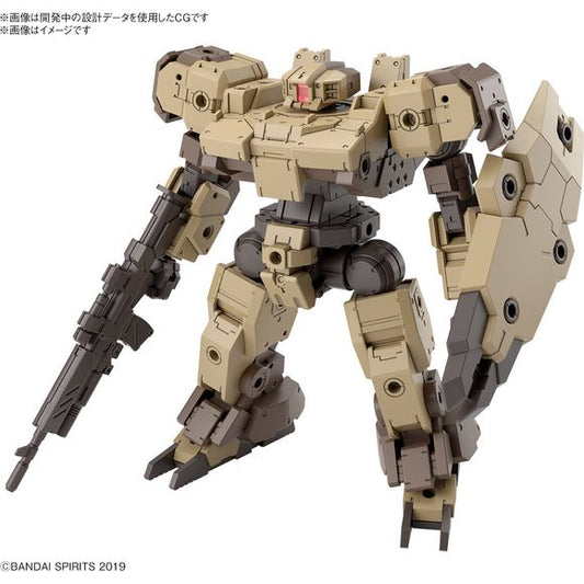 Pre-order Expected to ship in July 2024

Bandai brings us the Baskyrotto of the Earth Allied Forces -- the newest member of their "30MM" (30Minutes Missions) model-kit lineup! The Baskyrotto is equipped with the most 3mm joints in the history of the 30MM lineup, for more expandability than ever before! Its backpack with a built-in C-type joint can be expanded too. A rifle and shield are included; the shield is equipped with multiple 3mm joints on both sides. Although the Vaskyrot has massive proportions, it
