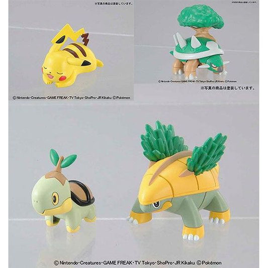 Bandai Hobby Pokemon Torterra Evolution Set Plastic Model Kits