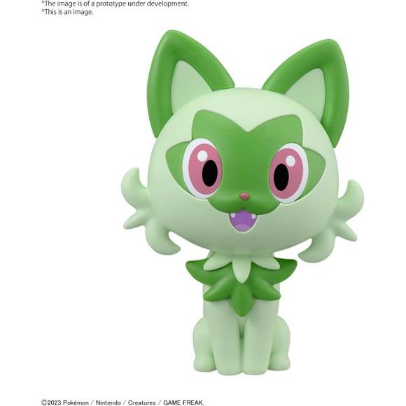 (PRE-ORDER: May 2024) Bandai Hobby Pokemon QUICK!! 18 Sprigatito Plastic Model Kit | Galactic Toys & Collectibles