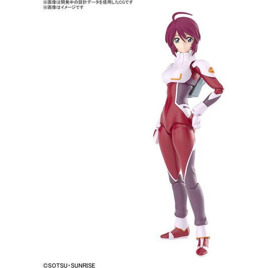 PRE-ORDER: Expected to ship in August 2024

Lunamaria Hawk from "Mobile Suit Gundam Seed Destiny" gets a new "Figure-rise Standard" action-figure kit from Bandai, wearing her pilot suit! One of her interchangeable facial expressions is pad-printed, and the other two are waterslide decals. The visor of her helmet can be removed, so you'll be able to display her with different expressions with the helmet on. Recombinable body parts are included that use a soft material for the inner part, and eight different