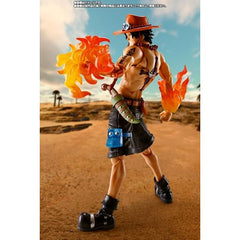 Bandai Tamashii Nations One Piece S.H.Figuarts Portgas.D Ace - Fire Fist - Action Figure