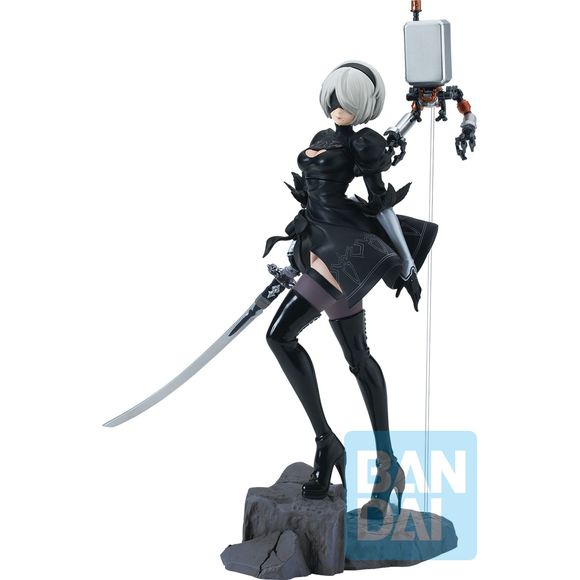 Unlock the mysteries of NieR:Automata with 2B! She’s got the latest updates downloaded and is ready to look great in your anime figure collection. Display her in a great location so she can support you while you watch anime or play your favorite JRPG.