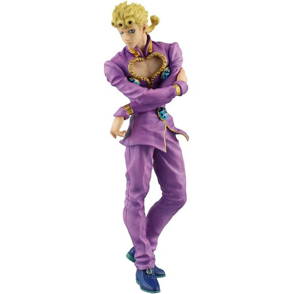 Standing at approximately 9.4" tall, Giorno is seen in their popular pose. Masterlise Figures are Ichibansho's premiere statue line featuring a larger size compared to other figures and high-quality detail. This line is truly a masterpiece for fans to collect! Be sure to collect this and enhance your display with other incredible Ichibansho JoJo's Bizarre Adventure Golden Wind figures!