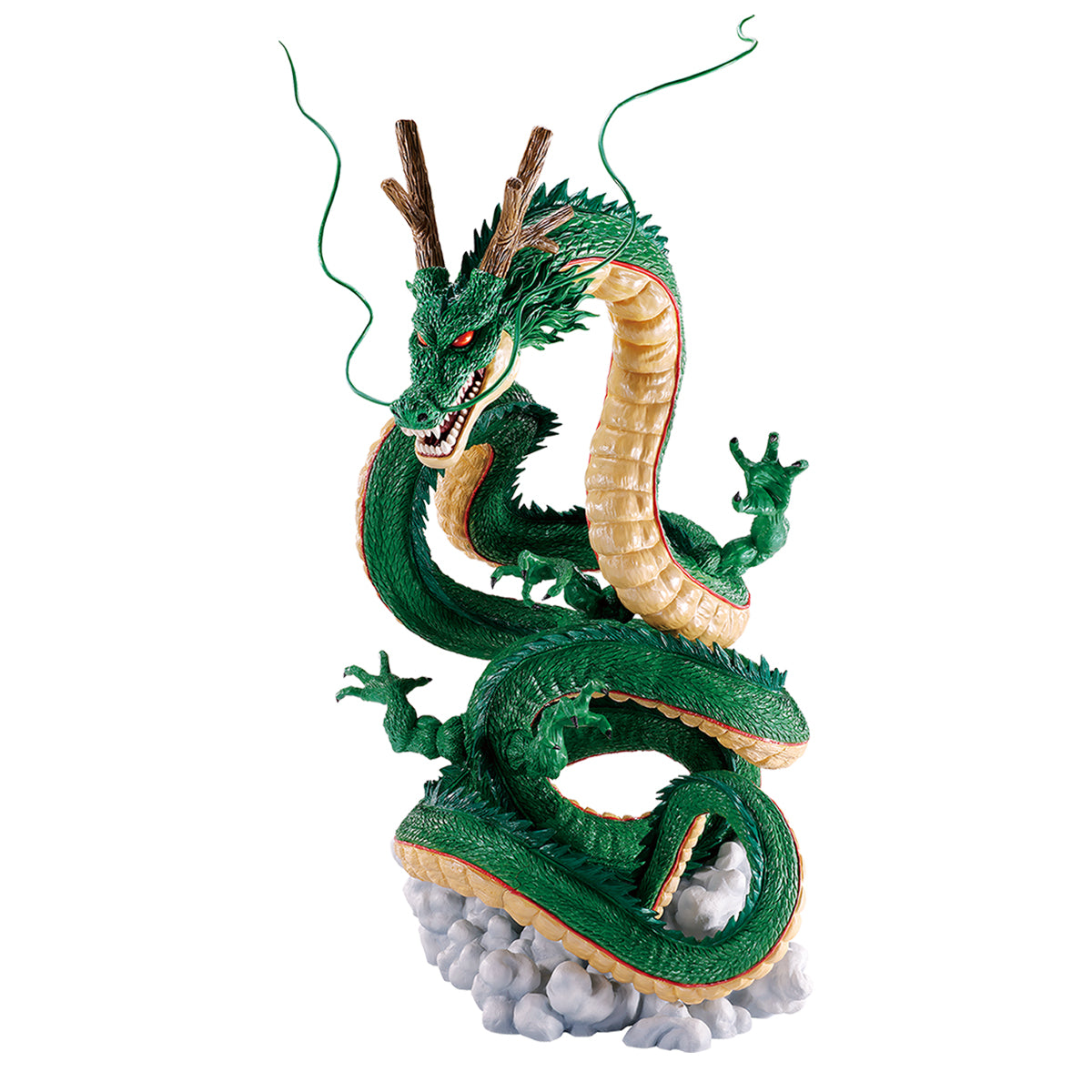 You don't need to collect anything to summon the eternal dragon as long as you have this majestic Shenron ICHIBANSHO Figure! This figure brings the awe-inspiring presence of Shenron to life with intricate details and a commanding pose. Experience the magic and wonder of “Dragon Ball DAIMA” with this legendary dragon.

Standing at approximately 11.8" tall