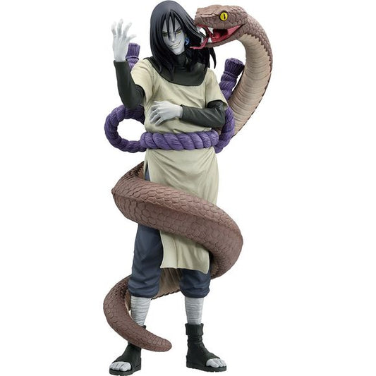 Embrace the dark allure of Orochimaru, the powerful Sannin, with this Masterlise ICHIBANSHO Figure. Like his anime counterpart, this Orochimaru figure’s presence is captivating and chilling. This figure perfectly encapsulates the essence of one of Naruto’s most complex characters.

Approximately 9.8" tall