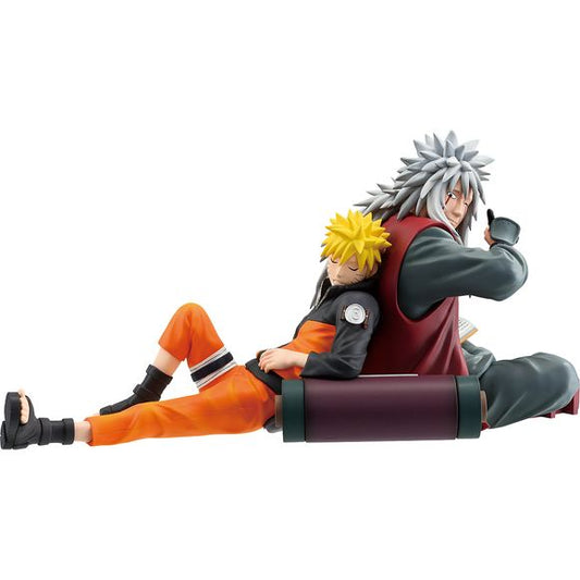 Witness the bond between master and student with this Naruto Uzumaki & Jiraiya Masterlise ICHIBANSHO Figure Set. This dynamic duo represents the heart and soul of the “Naruto” series, showcasing their unbreakable connection and shared determination — a tribute to the enduring legacy of the Legendary Sannin and his spirited apprentice.

Approximately 4.3" tall